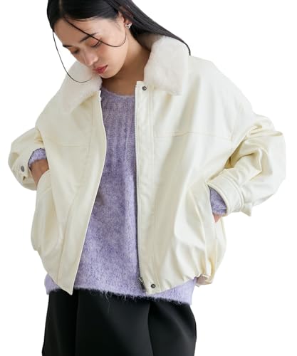 [新品・未使用］アンドラブ　フリル付き中綿ブルゾンタグ付き　らら 新品・未使用］アンドラブ フリル付き中綿ブルゾンタグ付き らら